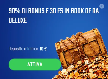 Bonus 90 30 giri su book of ra deluxe